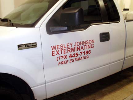 Wesley Johnson Exterminating Truck